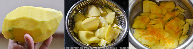 Mango Pachadi Recipe - Step1