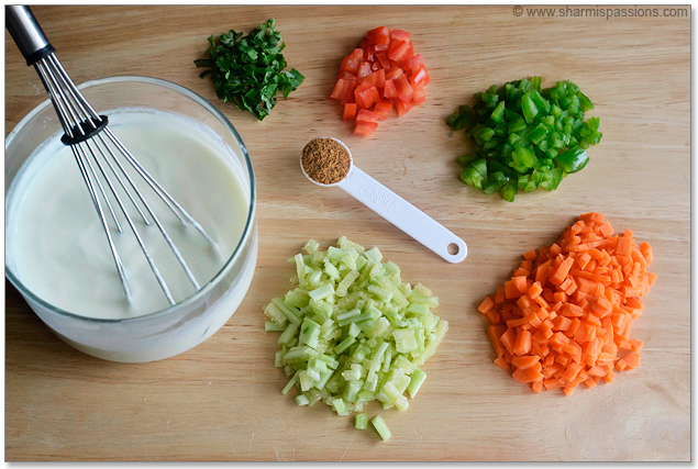 Mixed Vegetable Raita Recipe