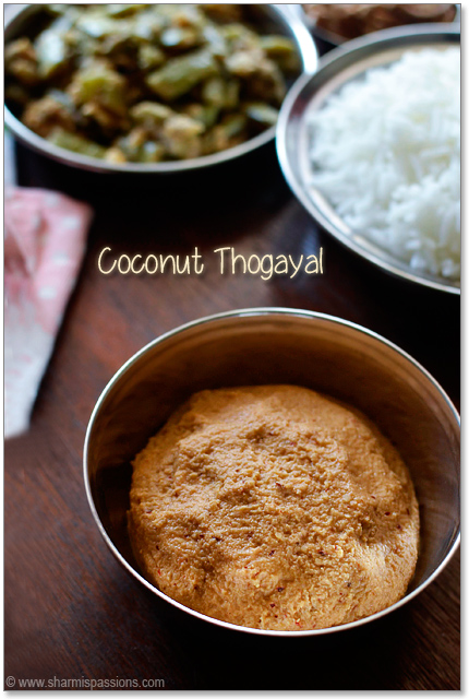 Thengai Thogayal(Coconut Thogayal)