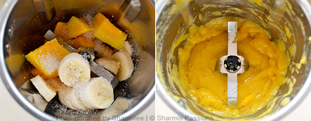 How to make Mango Banana Smoothie - Step1
