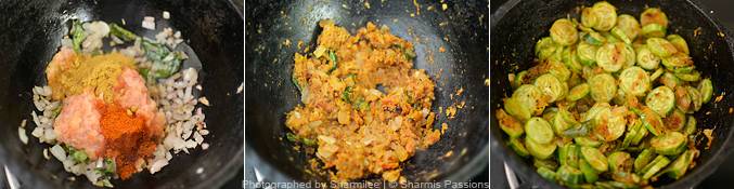 Kovakkai Curry Recipe - Step2