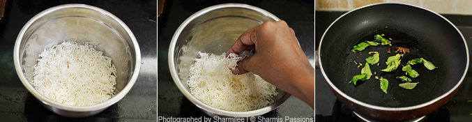 How to make masala idiyappam - Step1