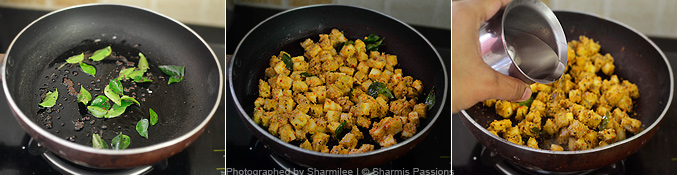 How to make vazhakkai curry - Step2