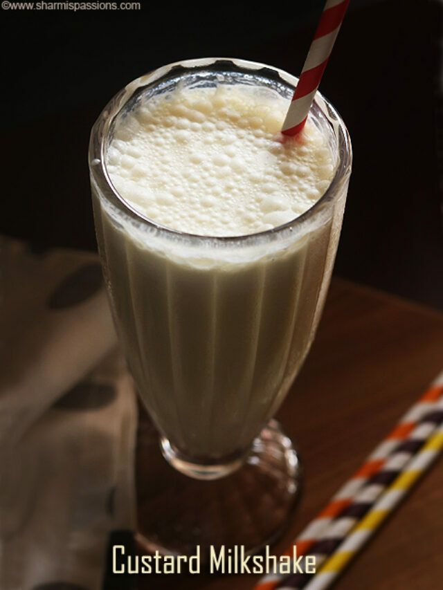 Vanilla Custard Milkshake