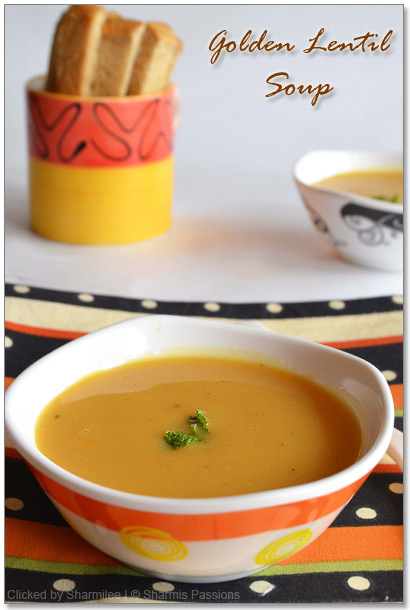 Golden Lentil Soup Recipe