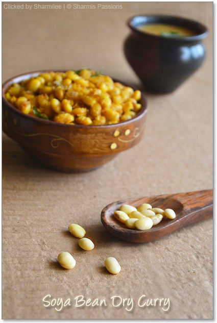 Soya Bean Dry Curry Recipe
