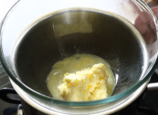 add butter to a bowl