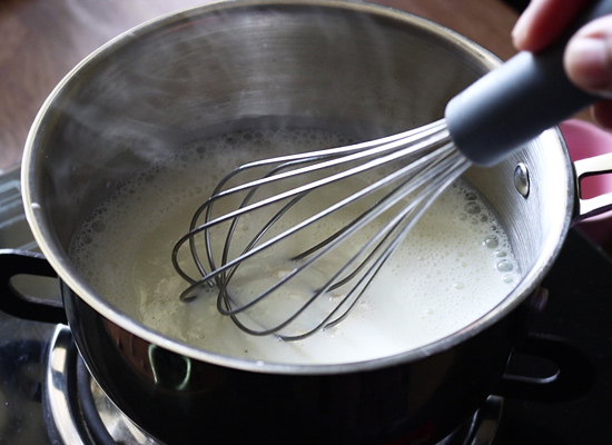 whisk well until it melts