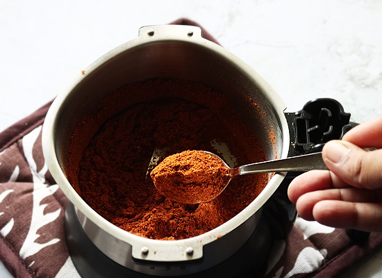 tandoori masala powder recipe grind it well