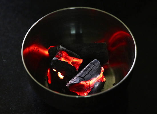 tandoori aloo gravy recipe remove from fire