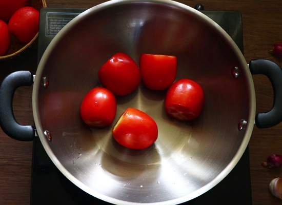 Thakkali kuzhambu recipe roast tomatoes