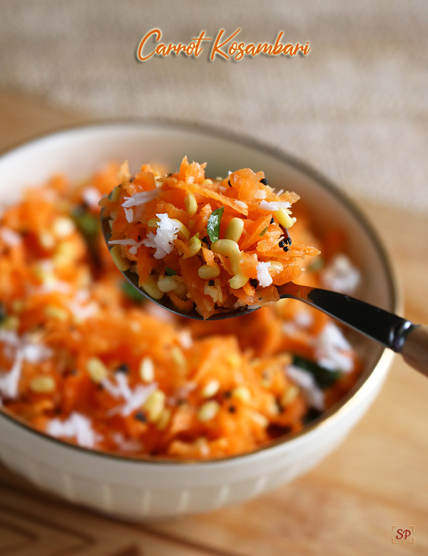 carrot kosambari recipe