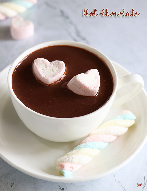 Hot Chocolate Recipe  Best Hot Chocolate - Sharmis Passions