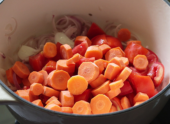 carrot tomato soup recipe add tomatoes, carrot