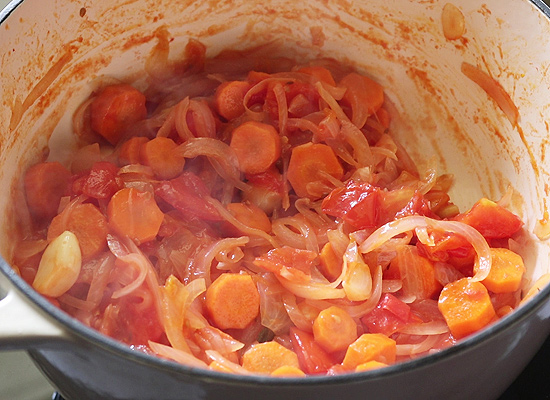 carrot tomato soup recipe saute until it shrinks