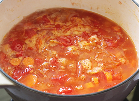 carrot tomato soup recipe add water