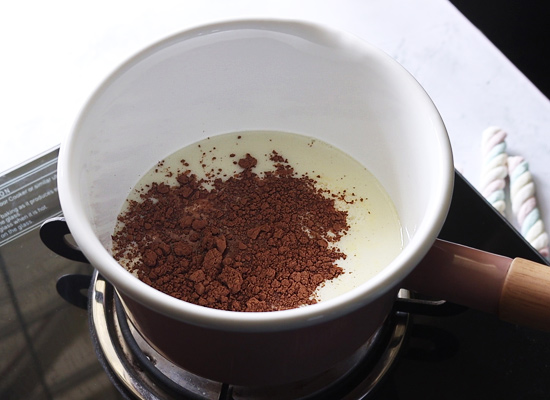 hot chocolate recipe add cocoa powder