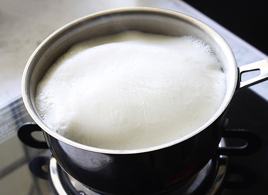 boil milk