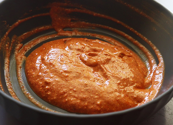 paneer fry curd marinade is ready