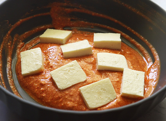 add few paneer pieces