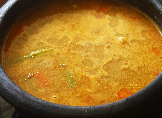 let sambar boil