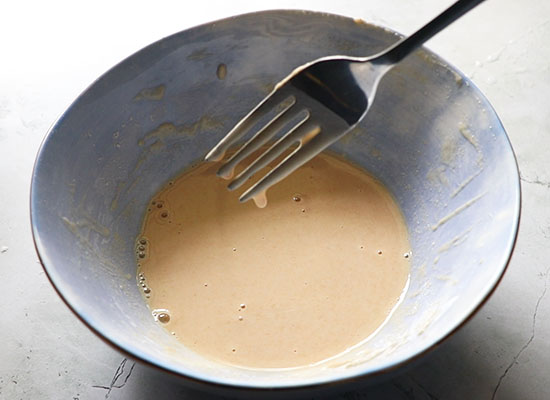 make a runny batter