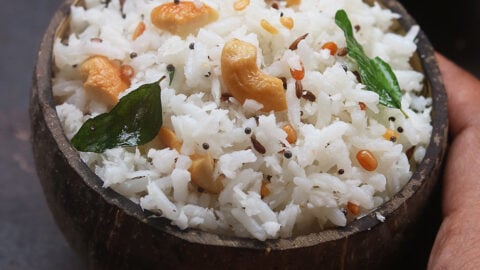 Thengai Saadam (Spiced Coconut Rice) Recipe