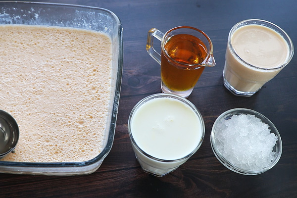 ingredients for assembling jigarthanda