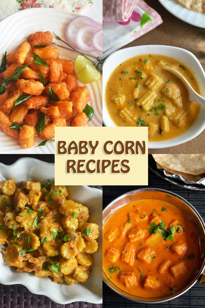 Baby Corn Recipes 25+ Baby Corn Recipes Sharmis Passions