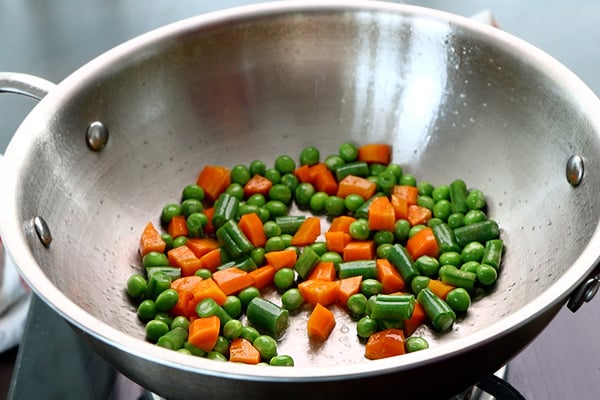 saute veggies