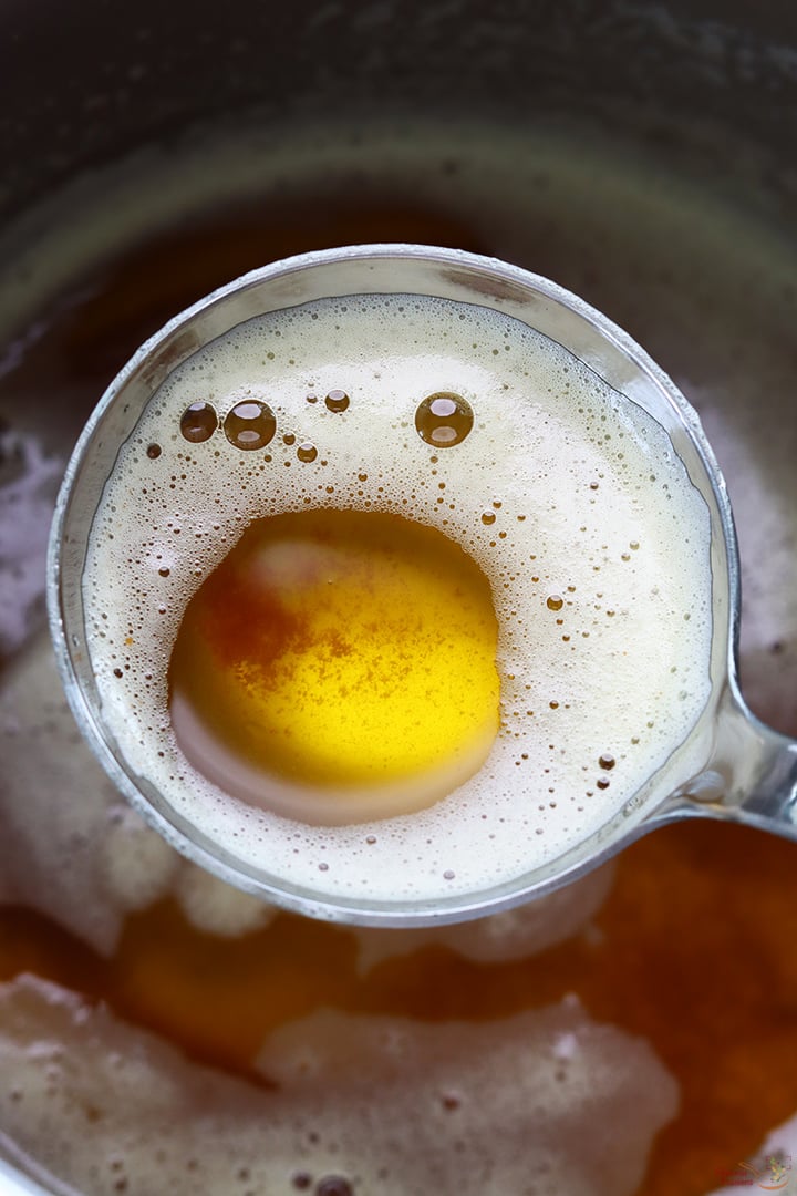 homemade ghee just prepared