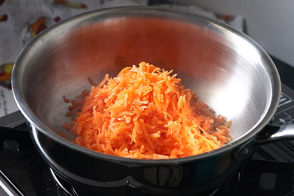 add shredded carrots