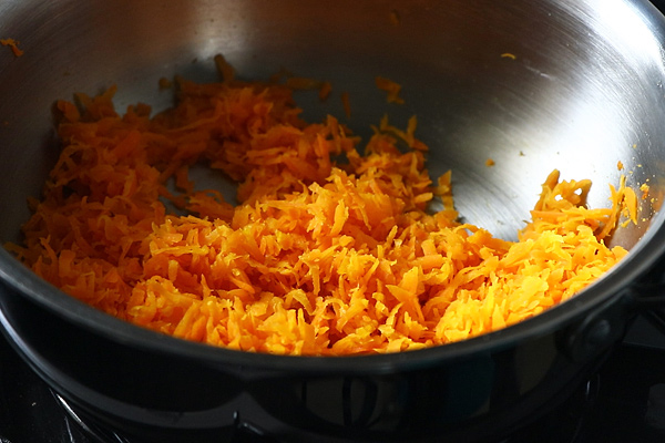 carrots are sauted in ghee