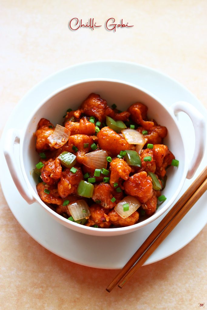 Chilli Gobi Chilli Gobi Recipe Sharmis Passions