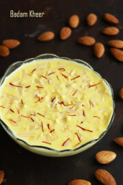 Badam Kheer Recipe | Almond Kheer Recipe - Sharmis Passions
