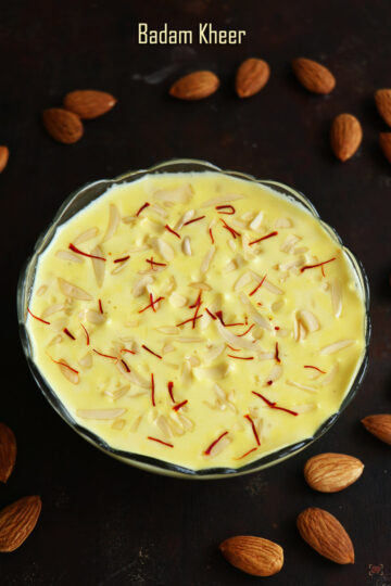 Badam Kheer Recipe | Almond Kheer Recipe - Sharmis Passions