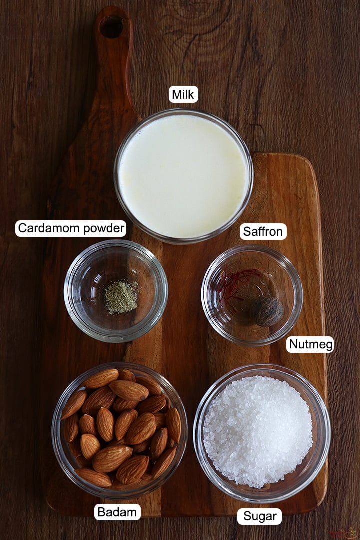 ingredients needed to make badam kheer