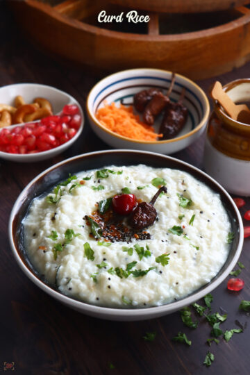 Curd Ric Curd Rice Recipe | Thayir Sadam Recipe | Daddojanam Recipe - Sharmis ...