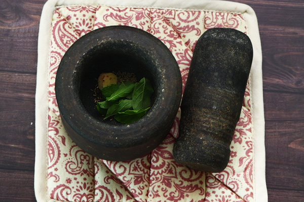 herbal tea add items to crush