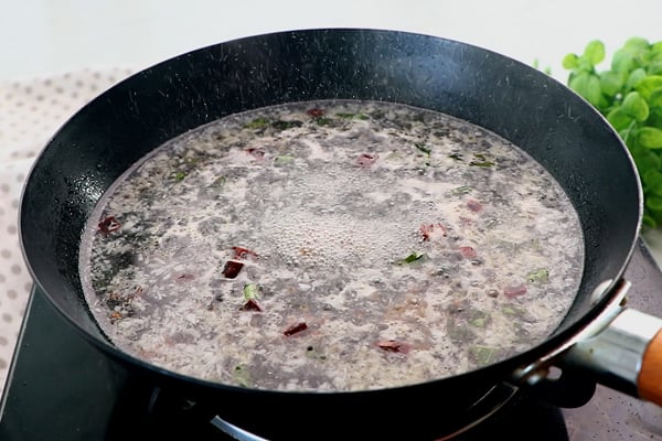 add salt, coconut