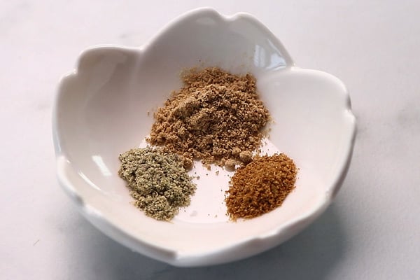 add spice powders