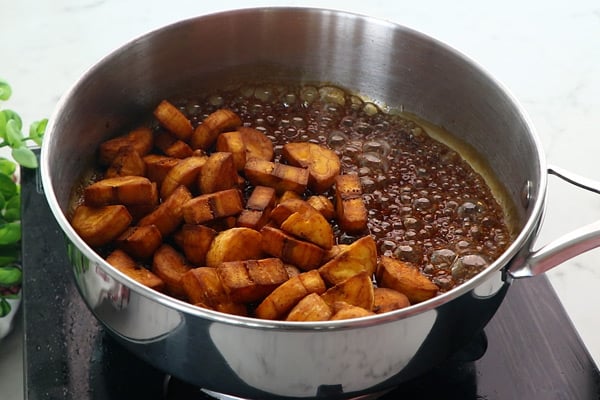 add fried banana