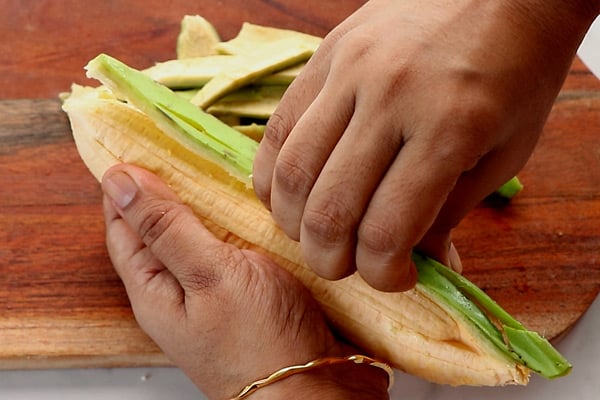 peel the skin