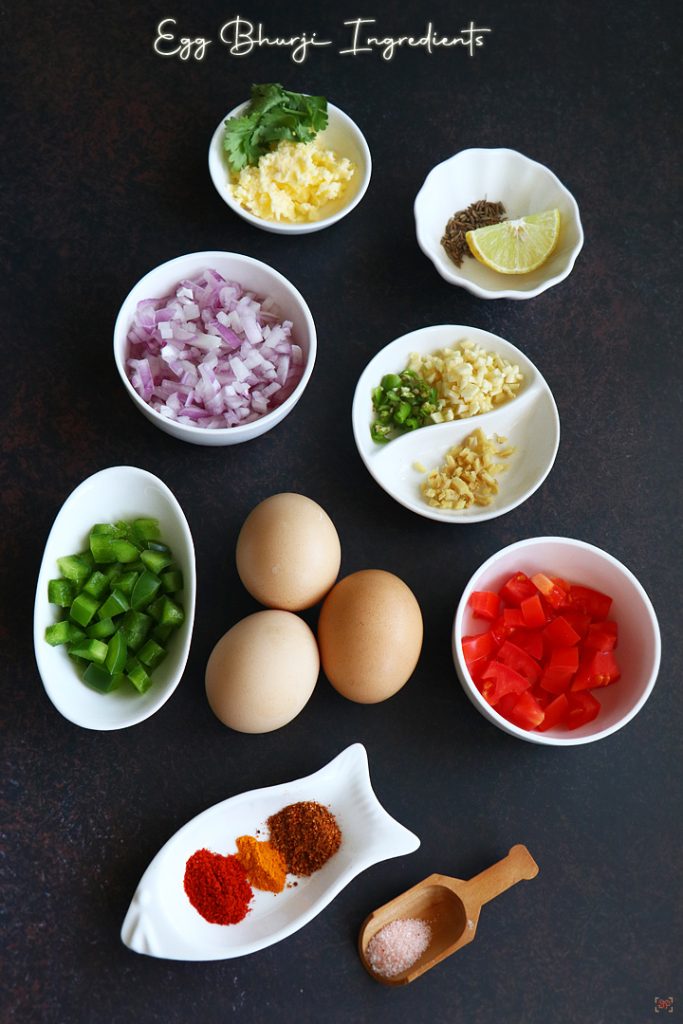 Egg Bhurji Recipe | Anda Bhurji Recipe - Sharmis Passions