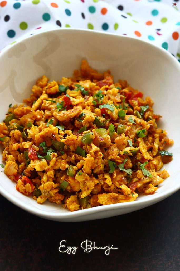 Egg Bhurji Recipe | Anda Bhurji Recipe - Sharmis Passions