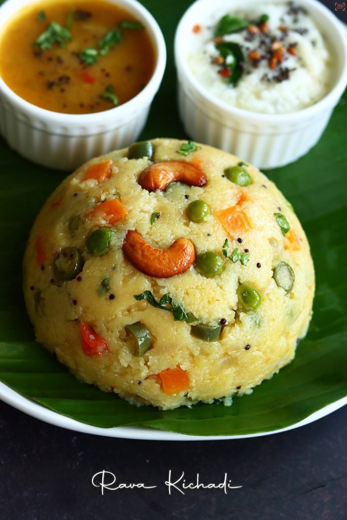 Rava Kichadi Recipe Sharmis Passions