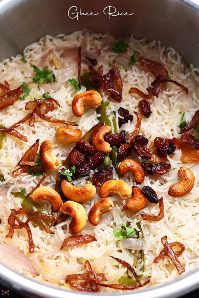 Ghee Rice Recipe Sharmis Passions
