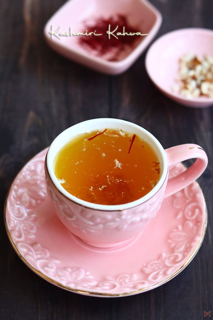 Kashmiri Kahwa Recipe Kahwa Tea Recipe Sharmis Passions