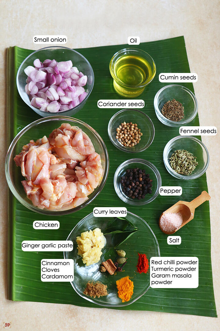 pepper chicken ingredients