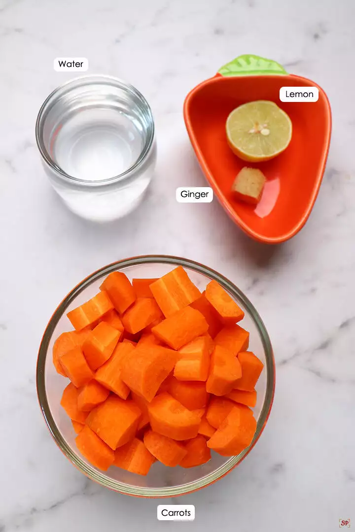 Carrot Juice Recipe- Sharmis Passions